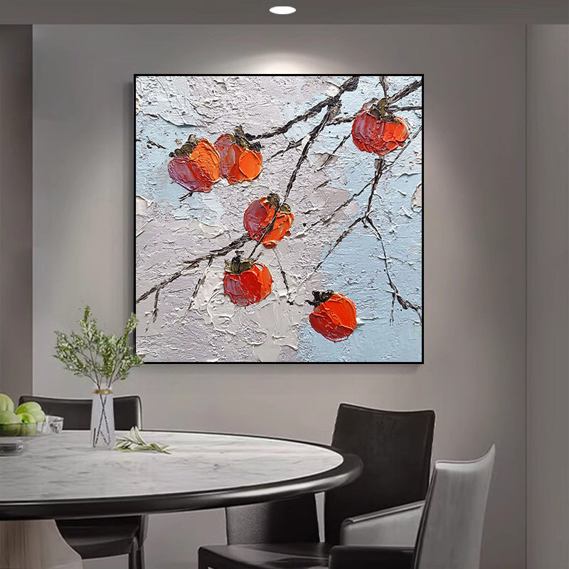 Abstrakte Obstbaum Leinwandkunst