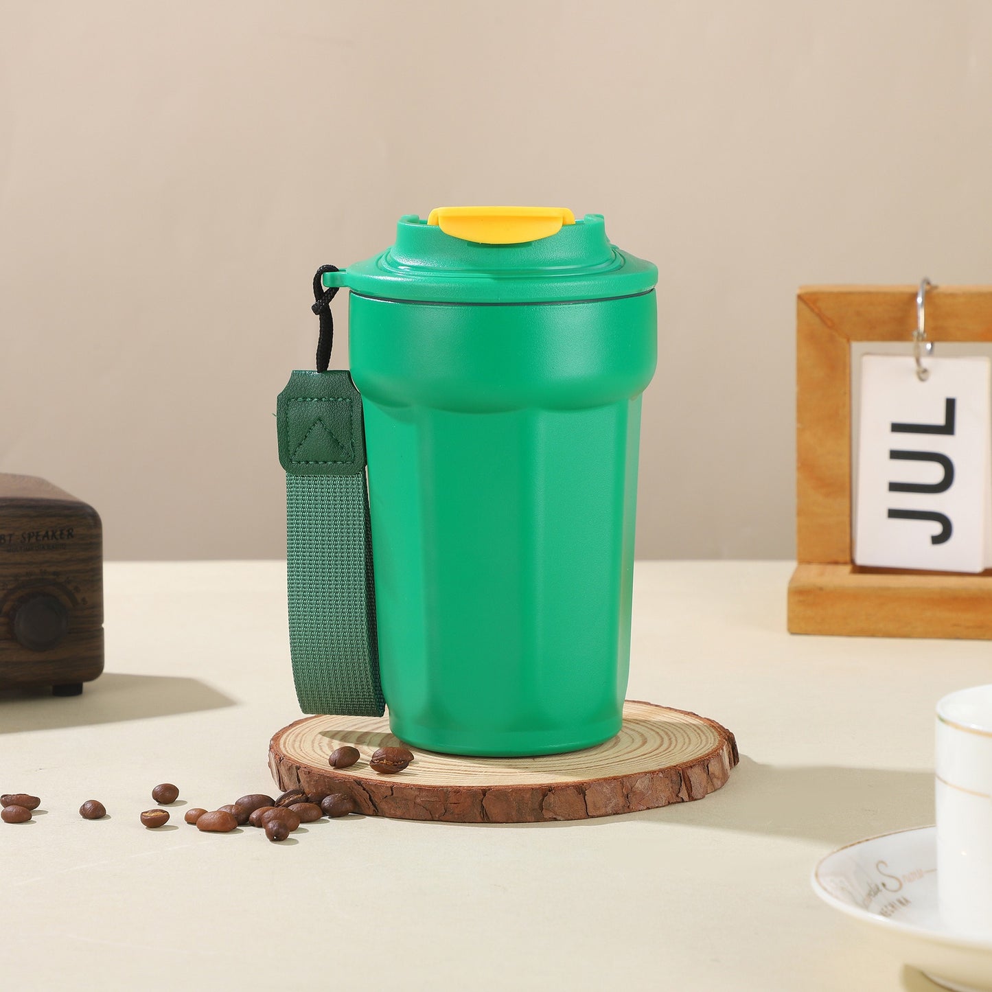 Damen Isolierbecher mit griffigem Tragegurt Brehn