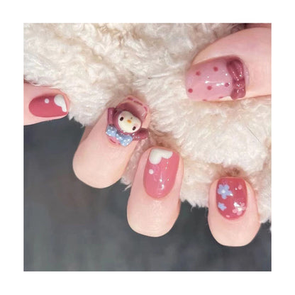 Verspielt 3D Charakter Nagelkunst