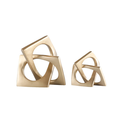 Abstrakte geometrische Skulptur