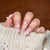 Künstliche Nagelspitzen mit Glamourösen Glitzer- und Schleifendetails Brehn