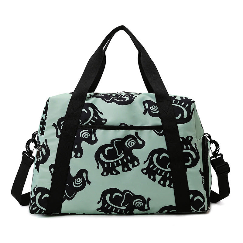 Sportliche Reisetasche mit Verspieltem Elefantenmuster Brehn