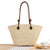 Strandtasche mit Eleganten Lederriemen Brehn