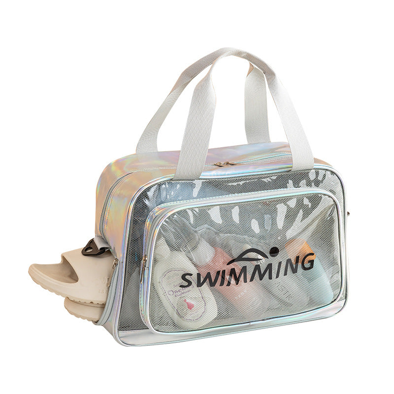 Transparente Schwimmtasche Mit Separatem Nassfach Brehn
