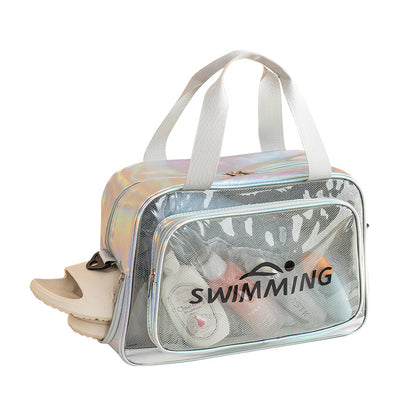 Transparente Schwimmtasche Mit Separatem Nassfach Brehn