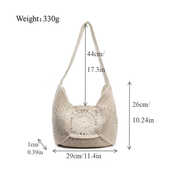 Makramee Umhängetasche mit Kunstvollem Design Brehn