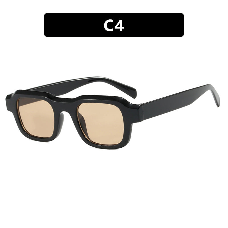 Damen moderne quadratische Sonnenbrille mit schützendem Polycarbonat-Rahmen Brehn