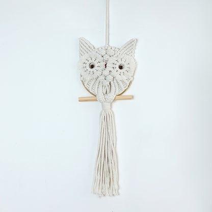 Macrame Eule Wandbehang Brehn