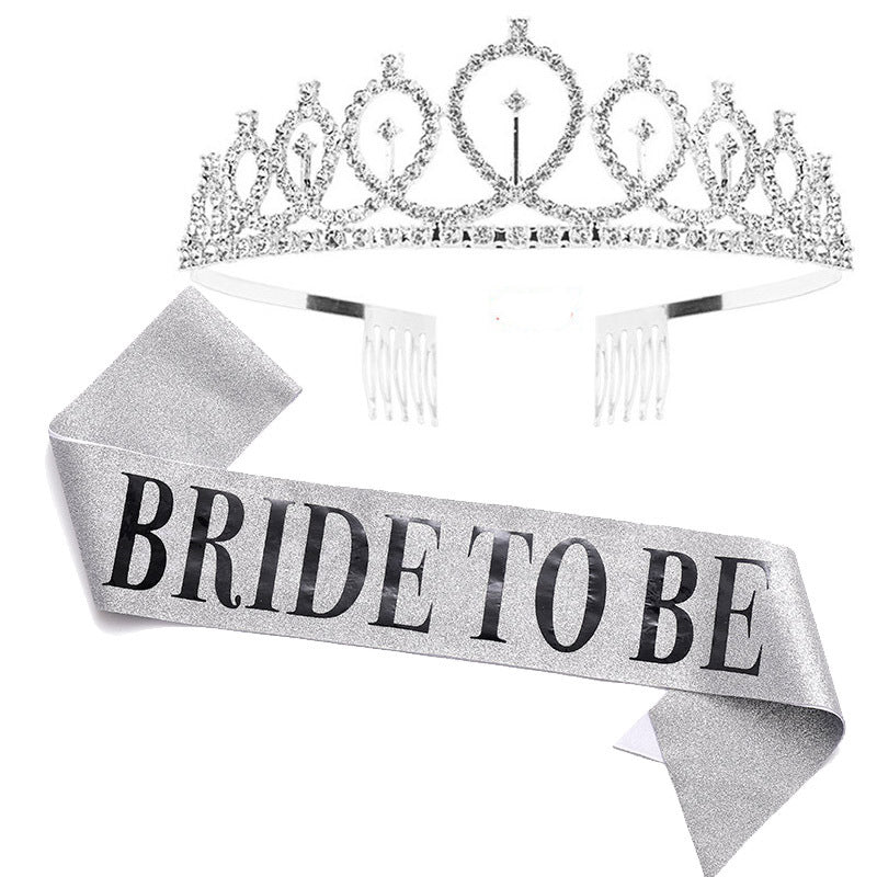 Damen Glitzernde Tiara mit elegantem Design Brehn