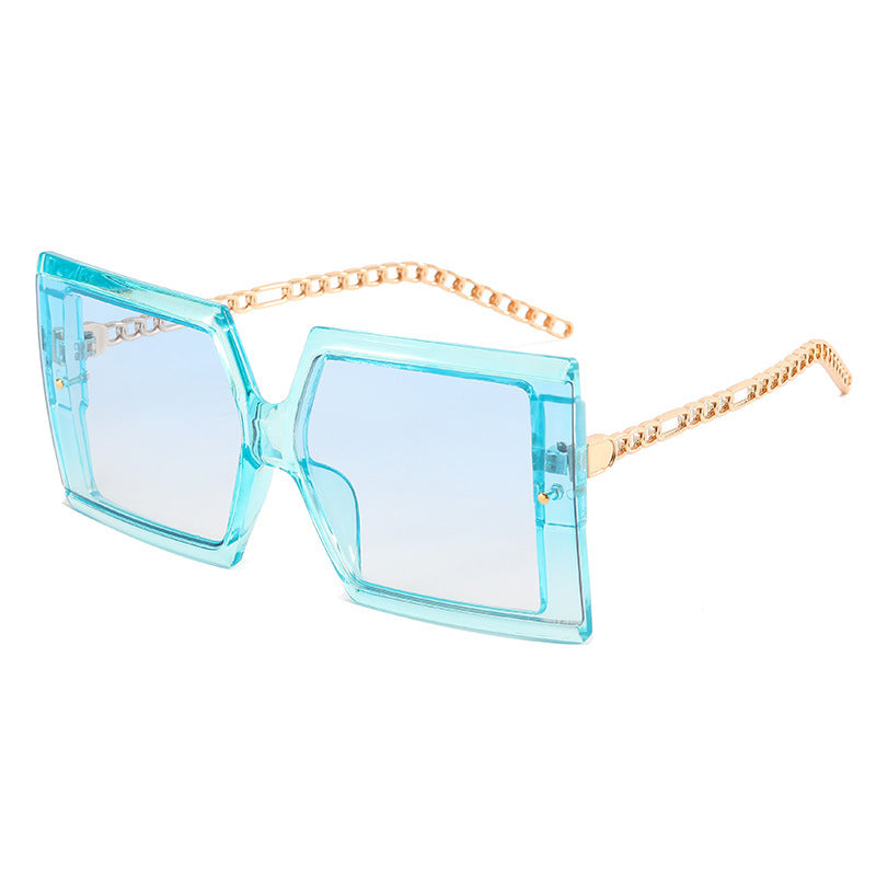Damen elegante oversized Sonnenbrille mit quadratischem Rahmen Brehn