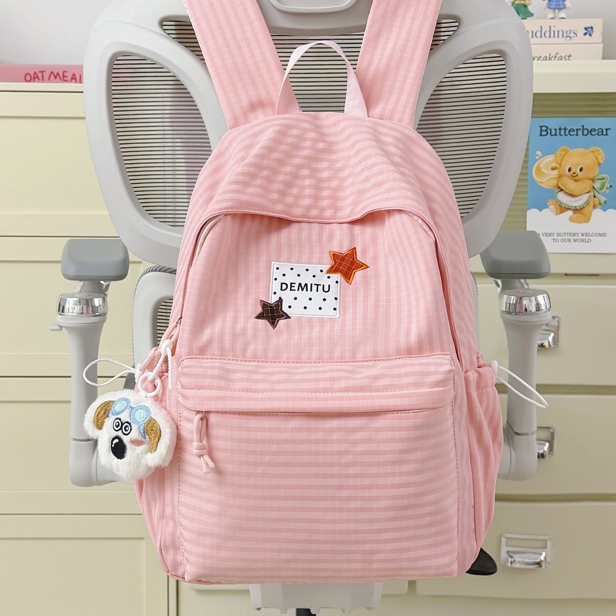 Stylische Karierter Rucksack Brehn