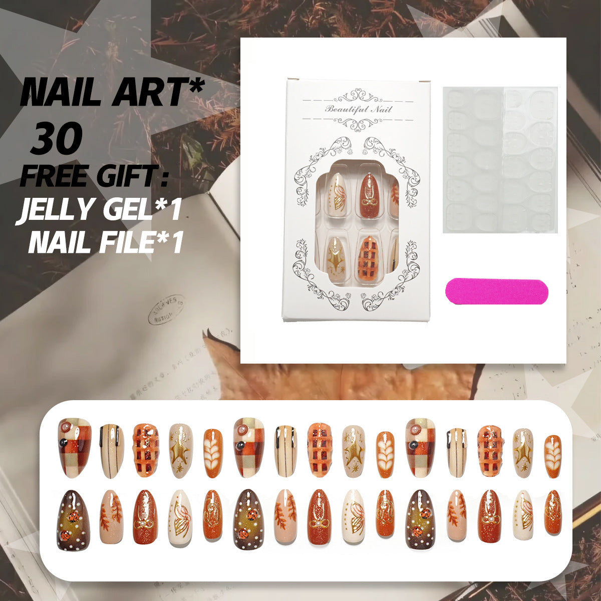 Saisonales Nail Art Set