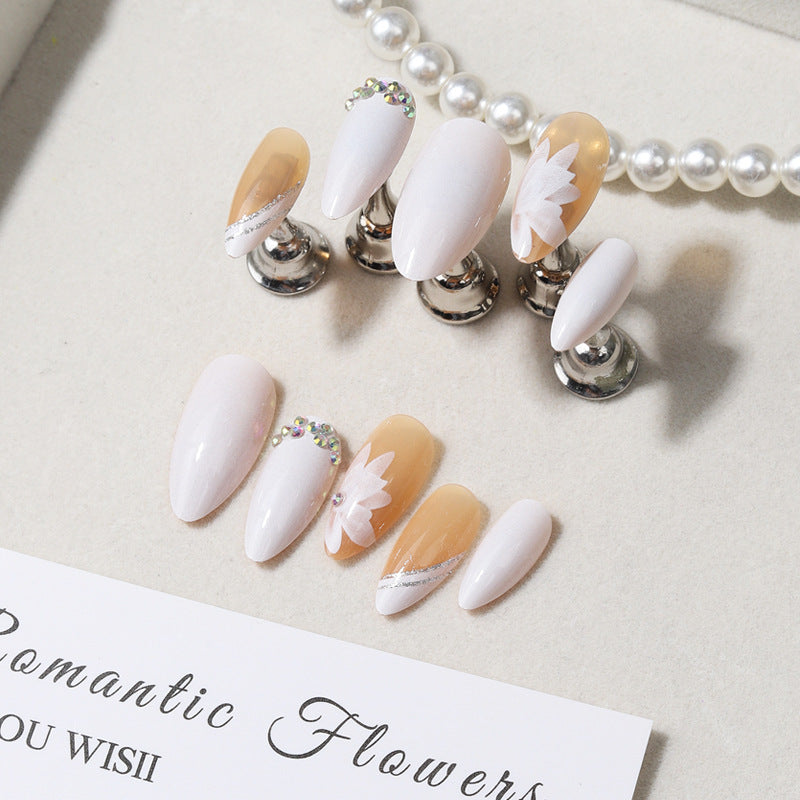 Elegantes botanisches Themen-Presse-Nagelset Brehn
