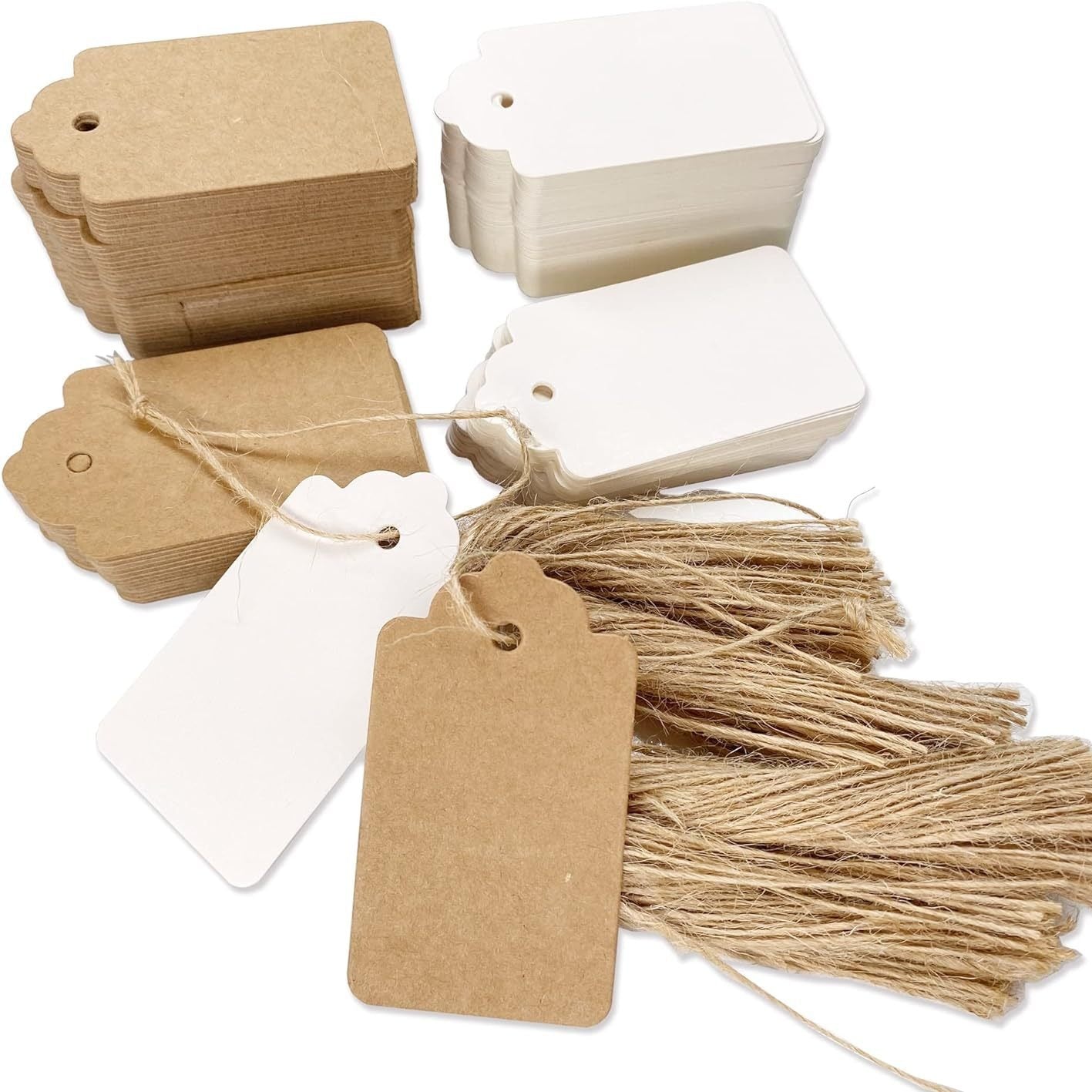 Umweltfreundliche Kraftpapier-Hangtags Brehn