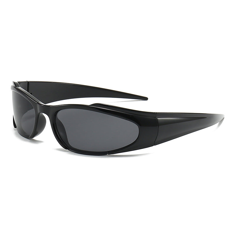 Damen sportliche Sonnenbrille im modernen Design Brehn