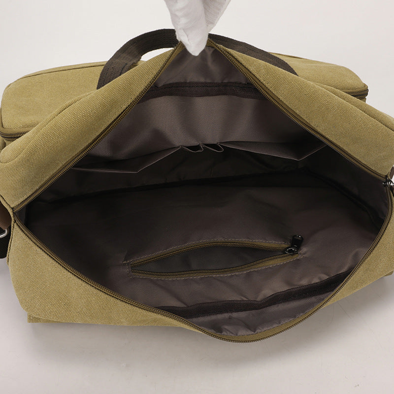 Stylische Canvas Aktentasche Brehn