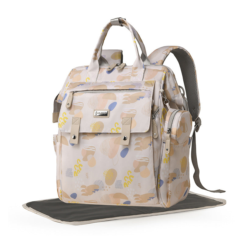 Vielseitiger multifunktionaler Wickel- und Reise-Rucksack Brehn