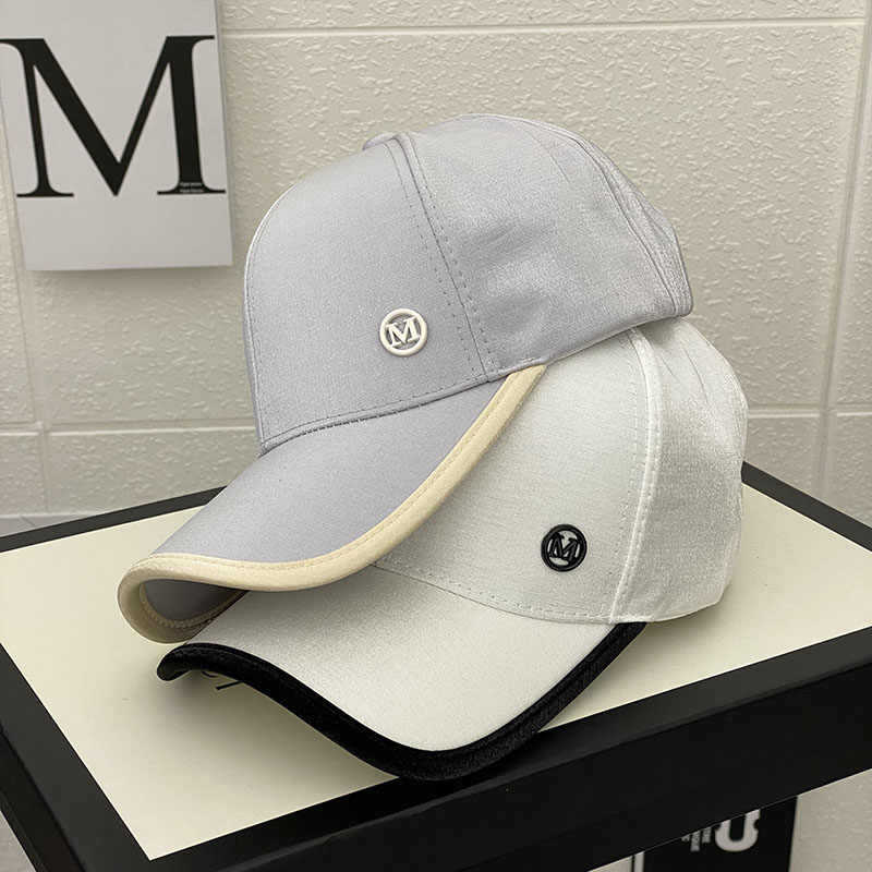 Damen Glänzende Satin Baseballmütze Brehn