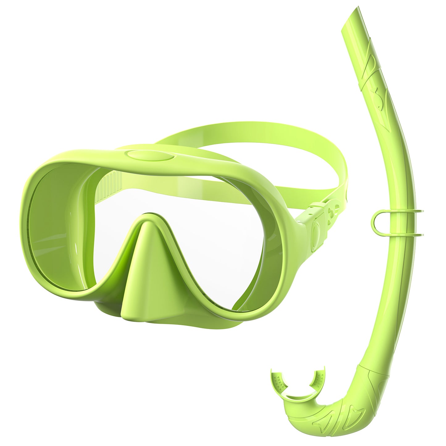Schwimmmaske mit Flexibler Atemröhre Brehn