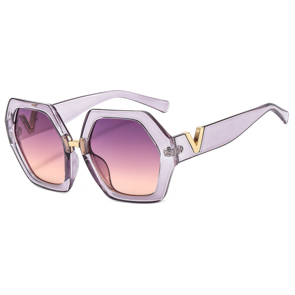 Damen elegante Sonnenbrille mit funkelndem Rahmen Brehn
