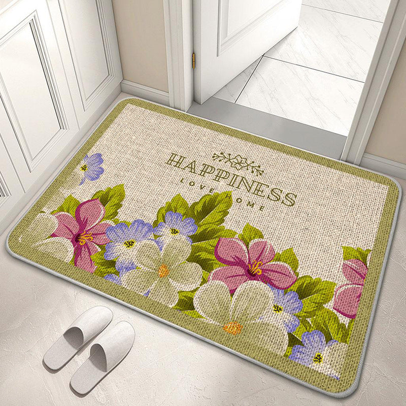 Dekorativer Floral Willkommensmatte Brehn