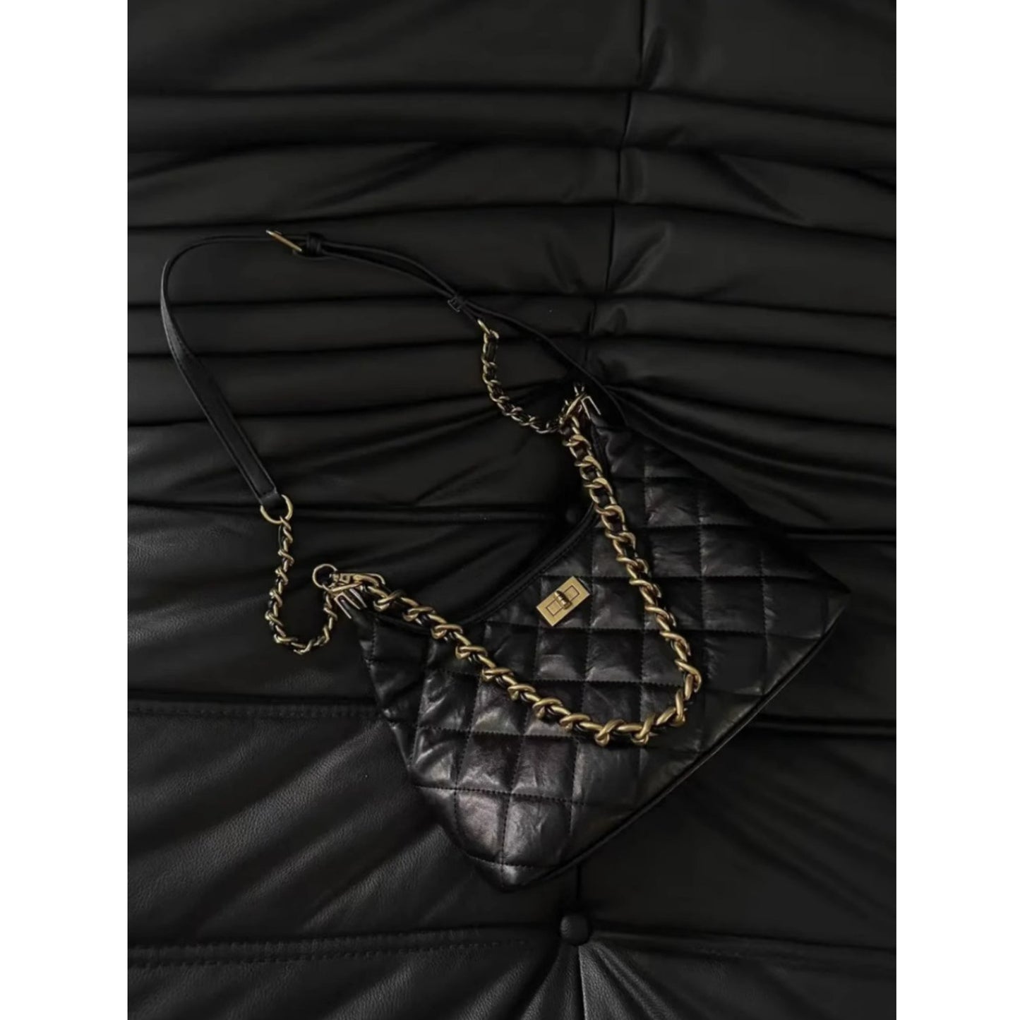 Elegante gesteppte Schultertasche Brehn