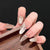 Premium dekorative lange Stiletto Press-On Nägel Brehn