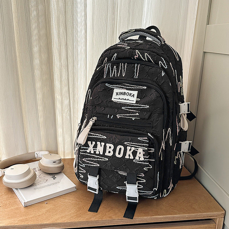 Multi-Funktionaler Muster-Schulrucksack Brehn