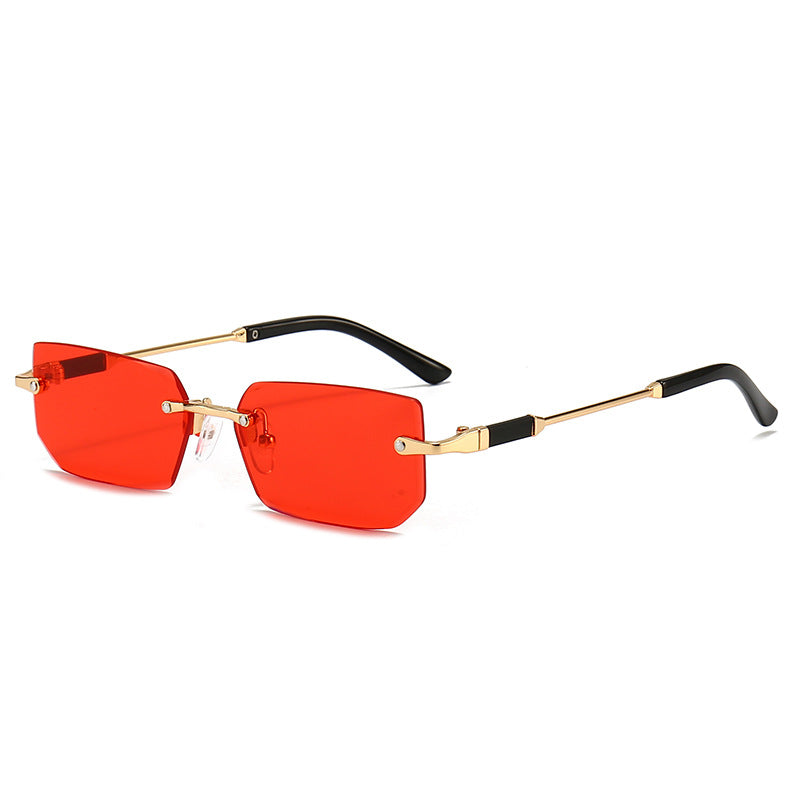 Damen elegante und modische Sonnenbrille mit transparentem Rahmen Brehn