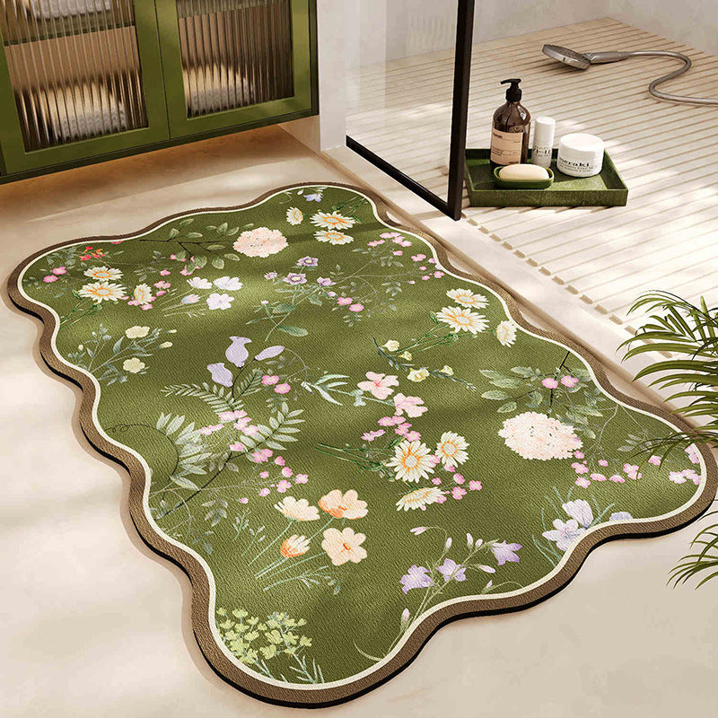 Floral Pattern Badmatte Brehn