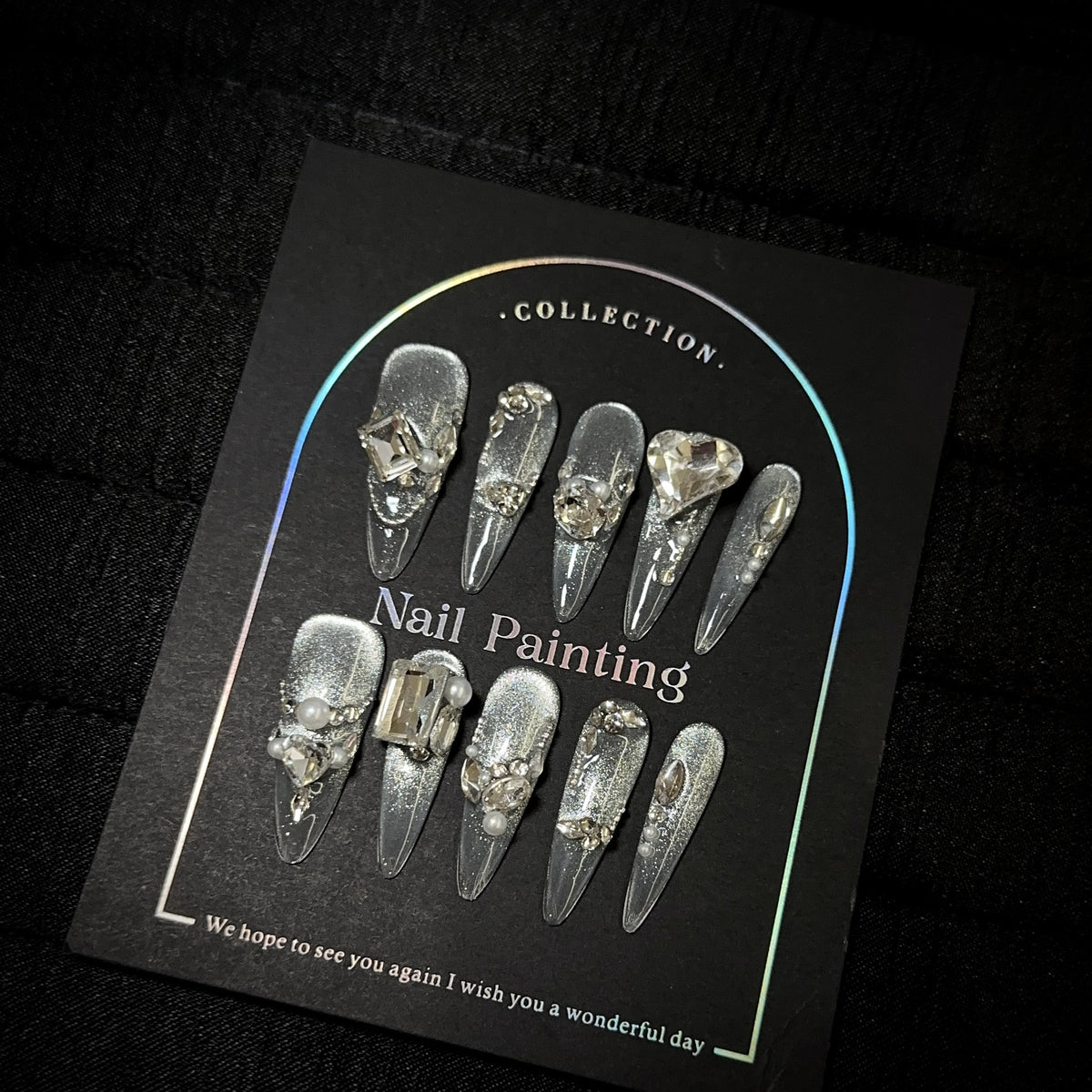Glamouröse Dekorative Nagelkunst Kollektion