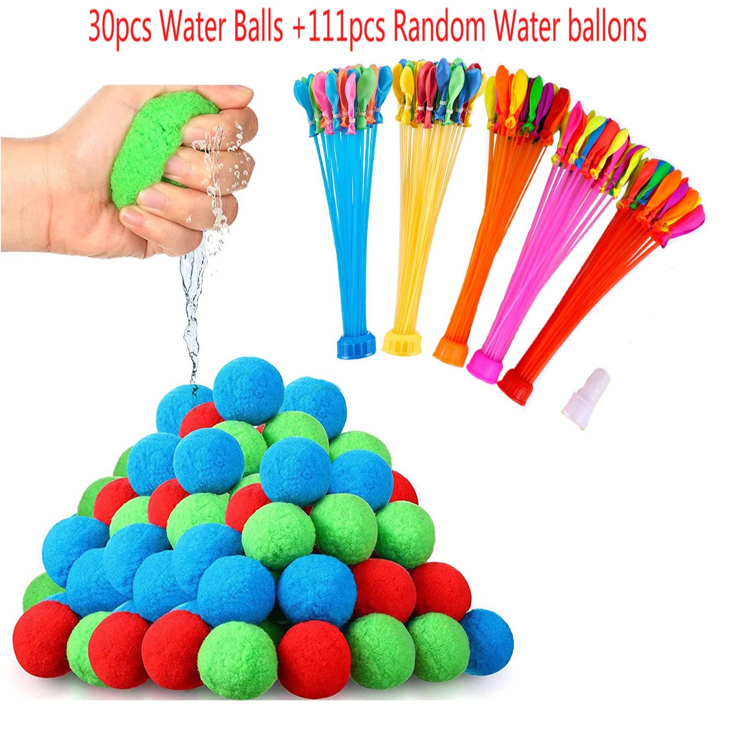 Unisex Wasserballons und weiche Wasserbälle Set Brehn