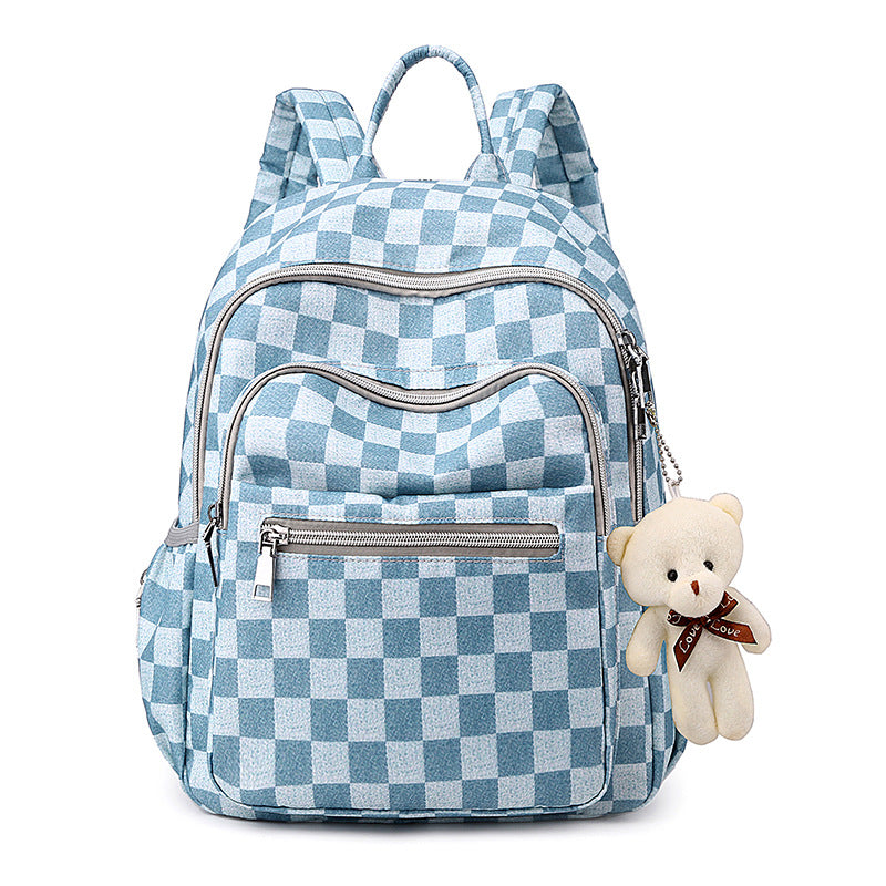 Schachbrettmuster Rucksack Brehn