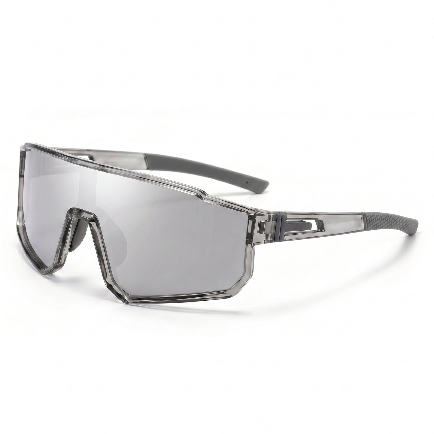 Damen nan sportliche Oversize Schildsonnenbrille mit UV400 Schutz, bruchsicherem Polycarbonatglas und rutschfesten Bügeln Brehn