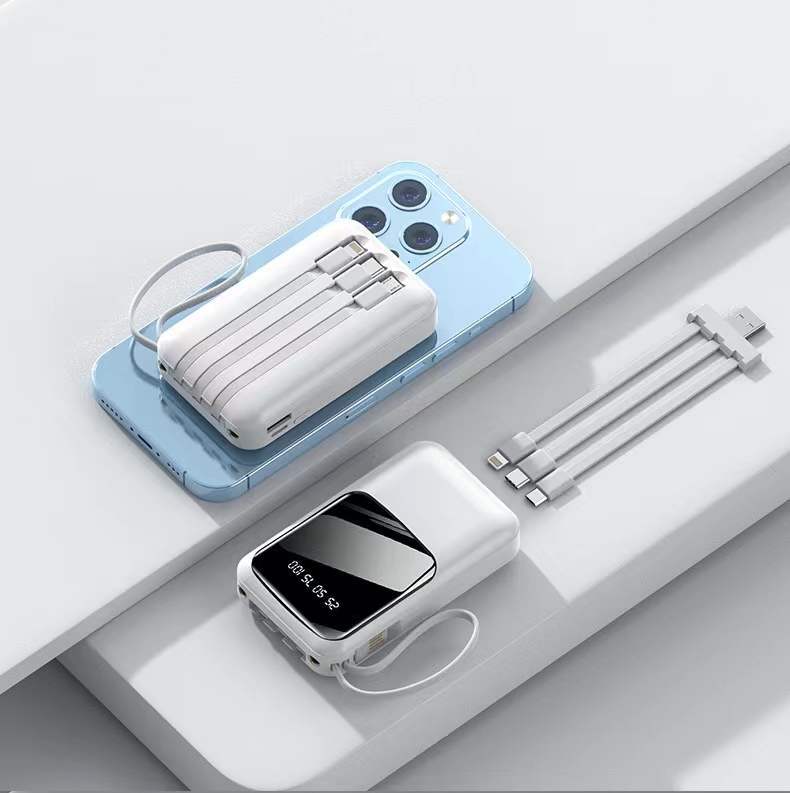 Tragbare Powerbank mit Mehreren Anschlüssen Brehn