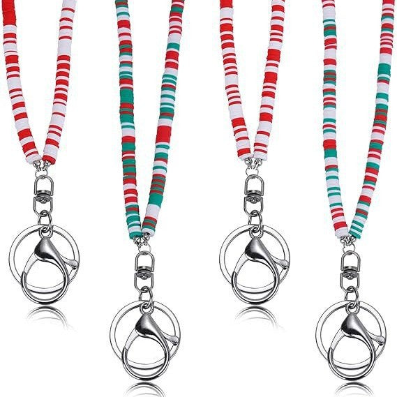 Bunte Perlen ID Badge Halter Lanyard Brehn