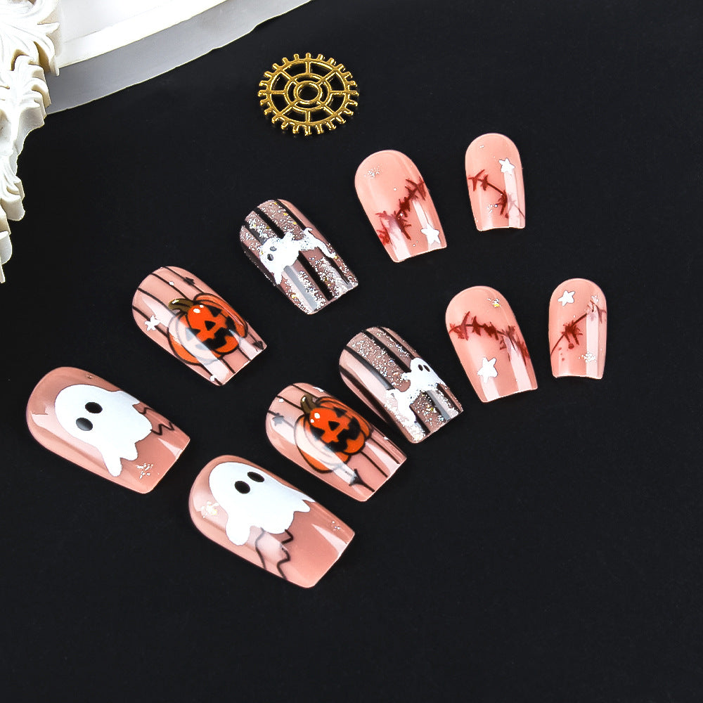 Halloween-Themen-Nailart Brehn