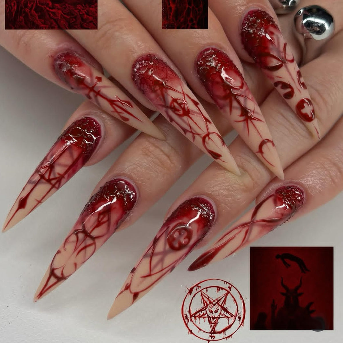 Elegante Kunstnägel mit einzigartigem Design Brehn