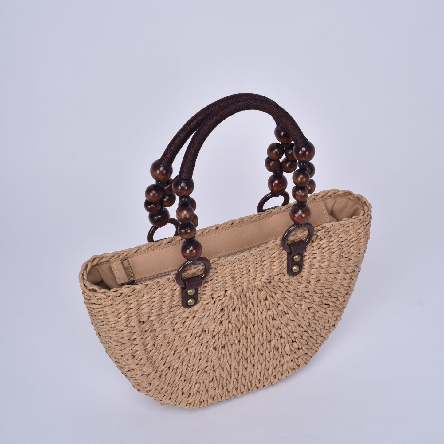 Elegante Bast-Handtasche Brehn