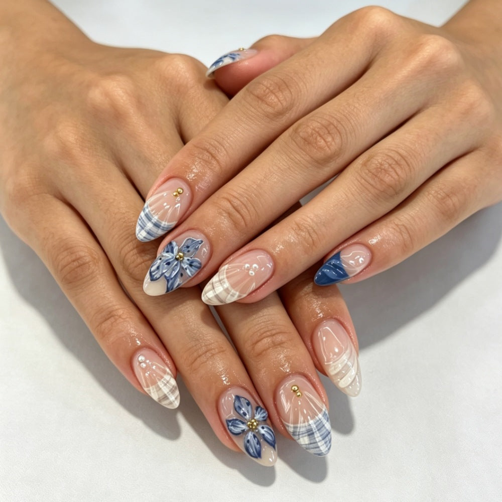 Künstlerische Blumendekor Presse-Nägel Brehn