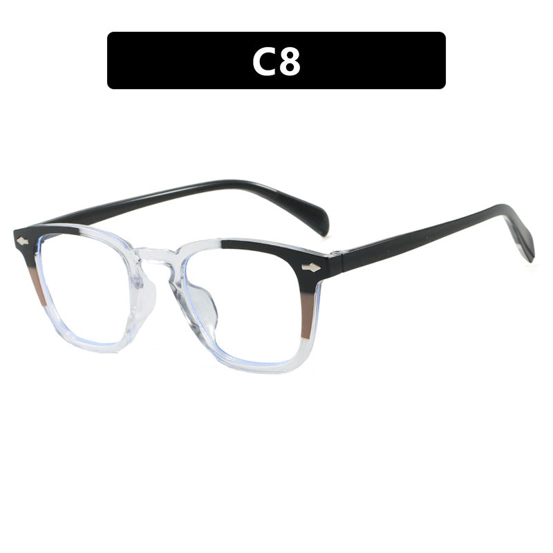Damen moderne quadratische Sonnenbrille mit verspiegeltem UV-Schutz Brehn