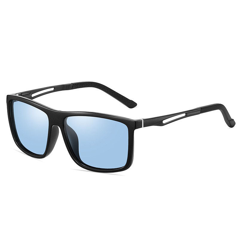 Herren Sportliche Sonnenbrille mit rutschfesten Bügeln und UV-Schutz Brehn