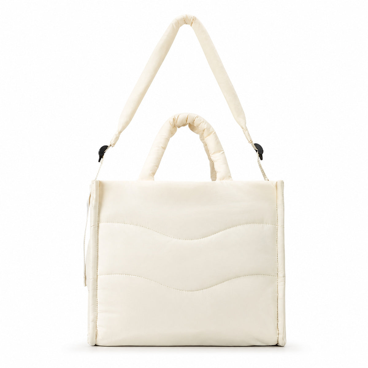 Strukturiert gestepptes Tote Bag