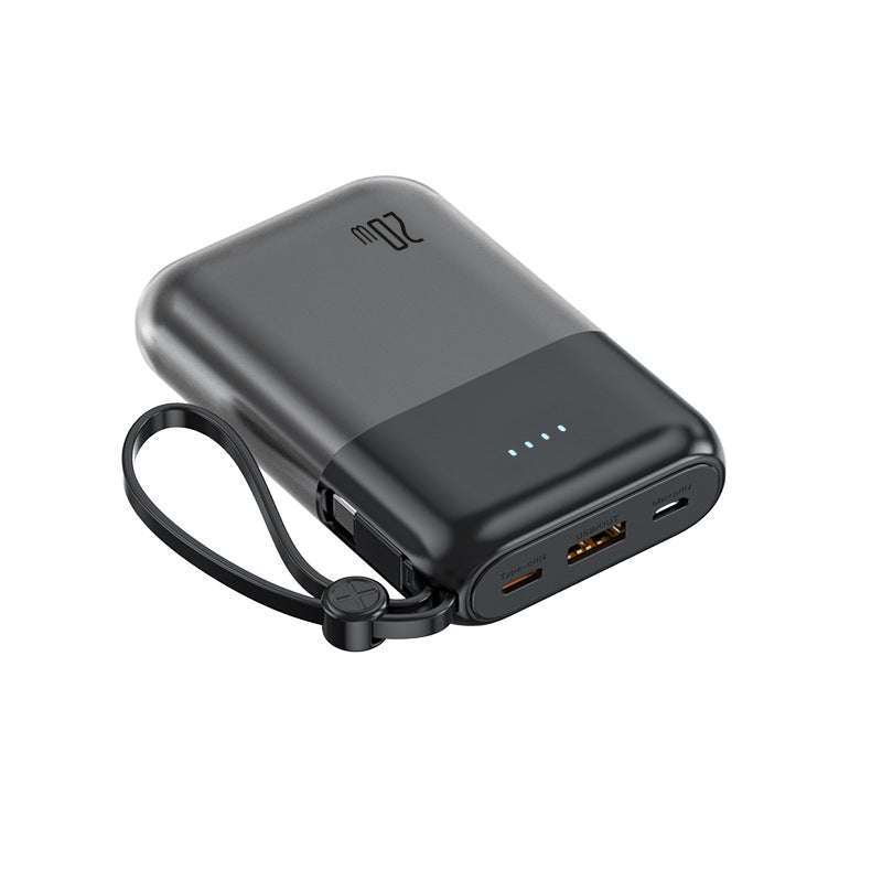 Tragbare Powerbank mit Leistungsstarkem Schnellladekabel und Integrierter Led-Anzeige Brehn