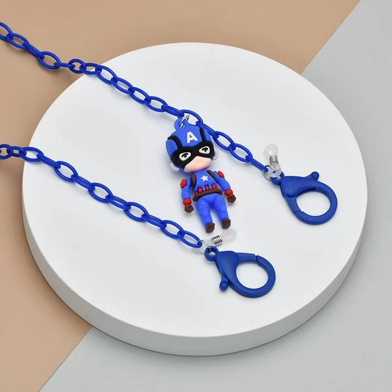 Verspielte Brillenhalterkette mit Figurenanhänger Brehn