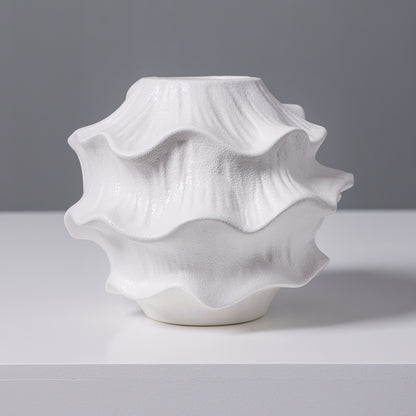 Dekorative Fluid-Shape Keramik Brehn