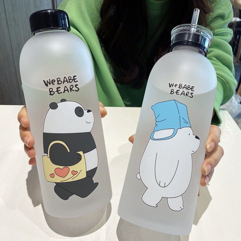 Damen kreative Trinkflasche mit verspieltem Pandadesign Brehn