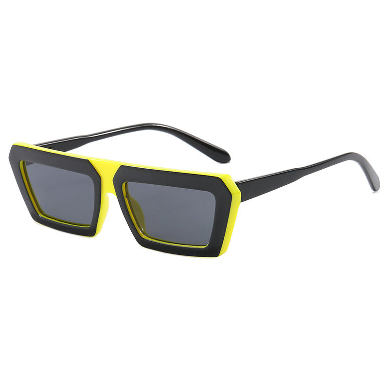 Damen modische Sonnenbrille mit markantem eckigen Rahmen und polarisierenden Gläsern Brehn