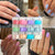 Press-On Nail Art Set mit verschiedenen Formen und Oberflächen Brehn