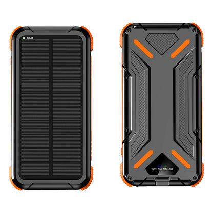 Solar Powerbank mit Led-Licht Brehn